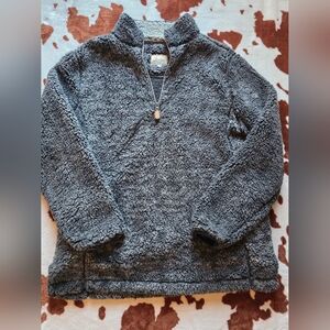 Cozy Gray Fleece Pullover